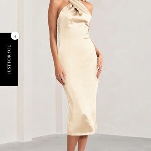Club London rust color dress size large